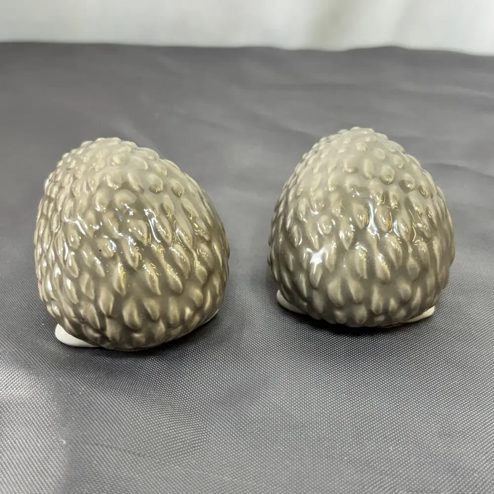 Ceramic Hedgehog Figural Salt & Pepper Shakers Target Threshold